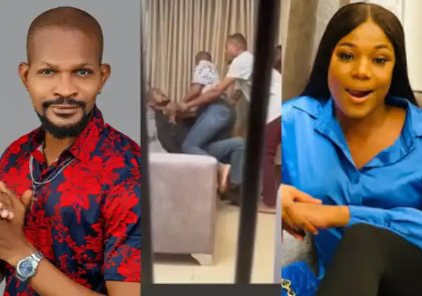 Uche Maduagwu And Chioma Ukeaja Engage In Physical Fight