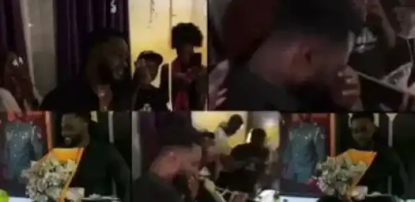 Fans Of BBNaija Pere Gifts Him Money (Video)