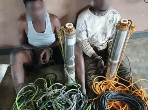 Two foreigners arrested over alleged burglary, theft of pumping machines in Ogun