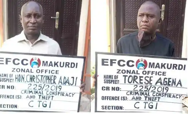 EFCC Arraigns Benue Deputy Speaker, Clerk Over Alleged Fraud