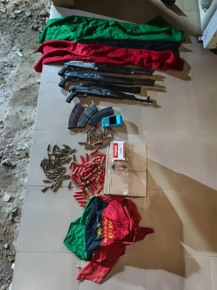 Imo police dislodges suspected IPOB camp, recovers arms