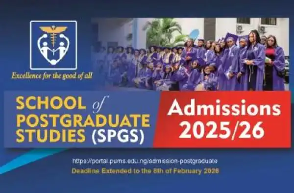 Pamo University of Medical Sciences extends postgraduate application forms, 2025/2026