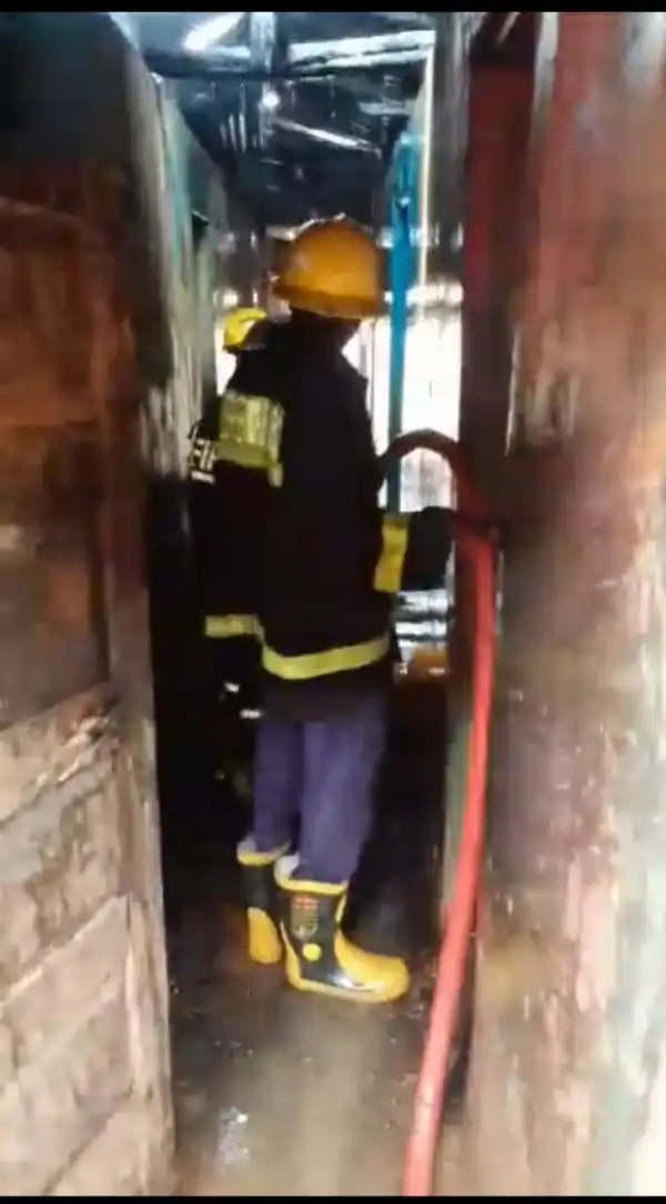 Fire ravages residential building in Ibadan