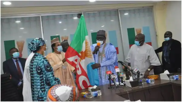 BREAKING: Lawan Attends As Adamawa Senator, Abbo Formally Dumps PDP For APC