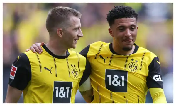 ‘Good for him’ – Marco Reus speaks on Sancho returning to Dortmund