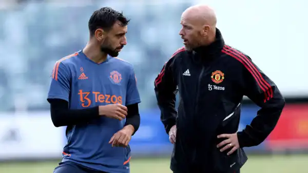 Bruno Fernandes likens Erik ten Hag to Pep Guardiola & Jurgen Klopp