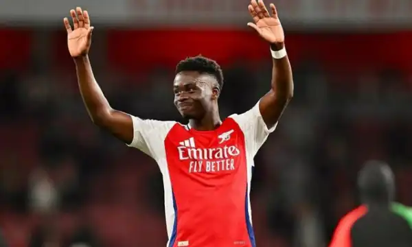 EPL: Arsenal legend questions whether Saka deserves to be club’s highest-paid player