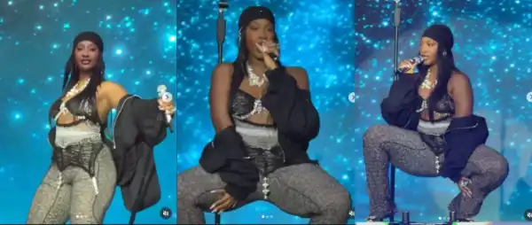 Netizens React As Tems Delivers Energetic Dance At Recent Performance In USA