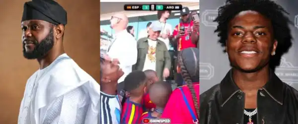“Tell Your Dad to Get Me a Nigerian Passport” – IShowSpeed Jokes With Seyi Tinubu at World Cup Final