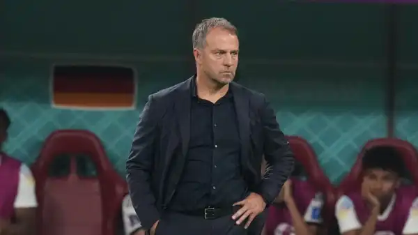 Hansi Flick reacts to 