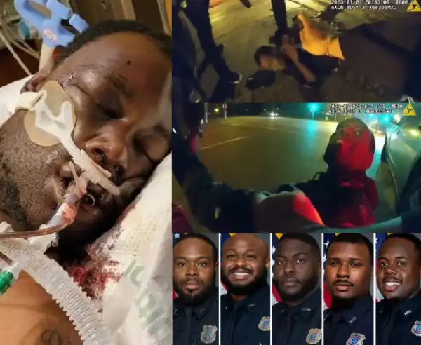 Horrific video shows five cops beating Tyre Nichols to death as he screams for his mum