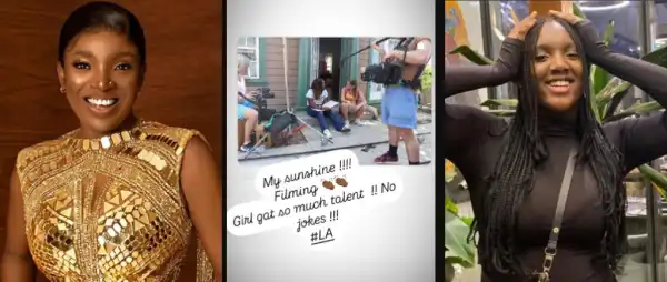 Annie Idibia Beams With Pride As Daughter Isabella Lands First Movie Role