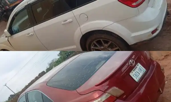 Abia: Police recover stolen vehicles in criminal hideout