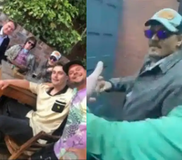 Johnny Depp Spotted Celebrating His Victory Over Amber Heard In Newcastle Pub (Photo)