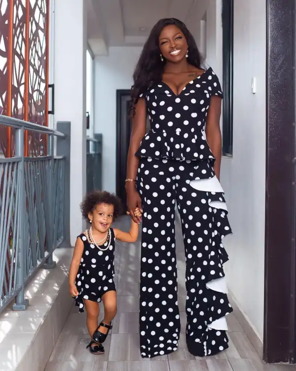 Bbnaija’s Ka3na Officially Introduces Daughter, Lila To The World