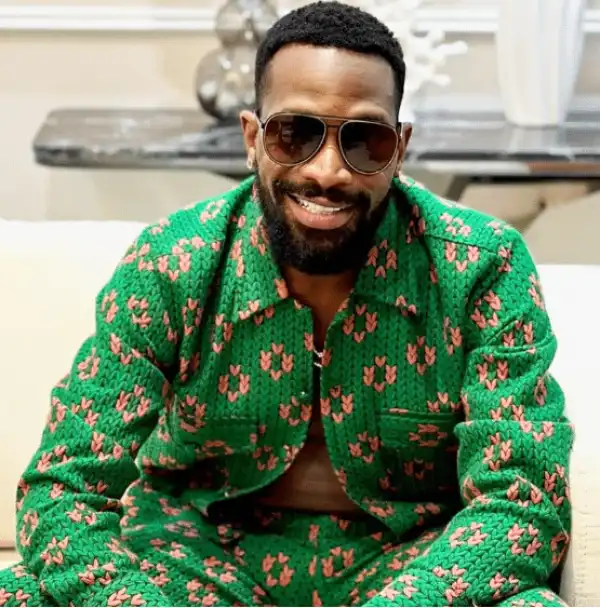 D’Banj dragged online for ‘prostrating’ to Pastor Jerry Eze during birthday visit