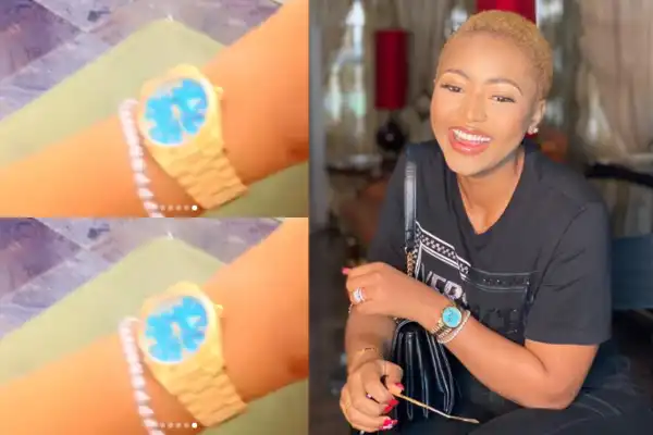 ‘Regina Daniels Is A Liar’ – IG User Reveals The Real Price Of Regina Daniels’ 24M Naira Watch