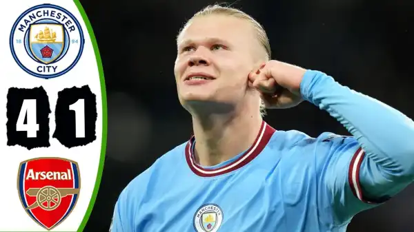 Manchester City vs Arsenal 4 - 1 (Premier League 2023 Goals & Highlights)