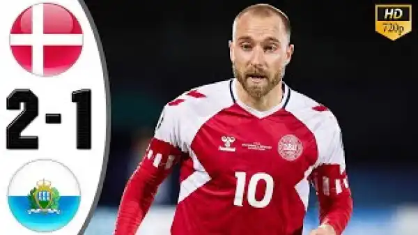 San Marino vs Denmark 1 - 2 (Euro Qualifiers Goals & Highlights)