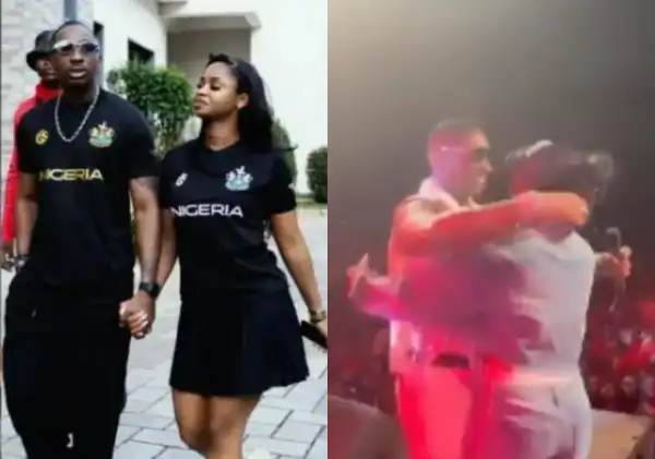 Juma Jux brings Priscilla on stage during concert, performs with her