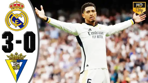 Real Madrid vs Cadiz 3 - 0 (Laliga 2024 Goals & Highlights)