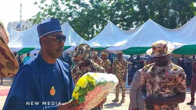 Zulum launches Armed Forces Remembrance Emblem with N10, million, donates Hilux van