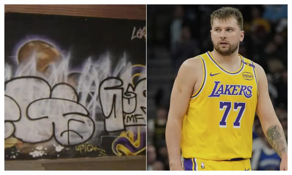 Luka Doncic donates $5,000 to help restore Kobe, Gianna Bryant mural
