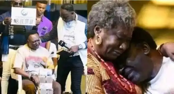 Touching Video of Clems Ohameze Crying After Getting 8 Million Naira For Surgery