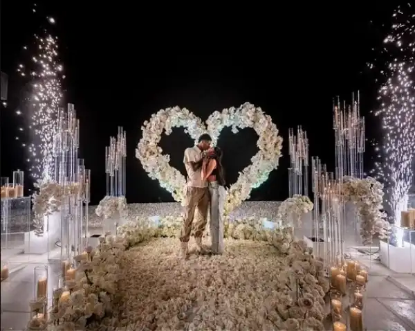 Manchester United Star, Marcus Rashford Proposes To His Long-Time Girlfriend Lucia Loi (Photo)