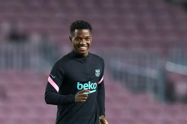 Barcelona Have Announced That Ansu Fati Is In Porto To Get His Knee Checked Out