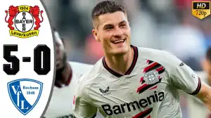 Bayer Leverkusen vs Bochum 5 - 0 (Bundesliga 2024 Goals & Highlights)