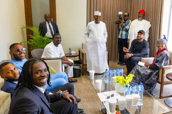 Atiku Abubakar Meets BBNaija Star, Cross, Others In Lagos (Photos)