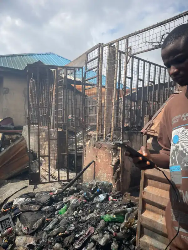 Fire outbreak destroys 24 shops in Kwara