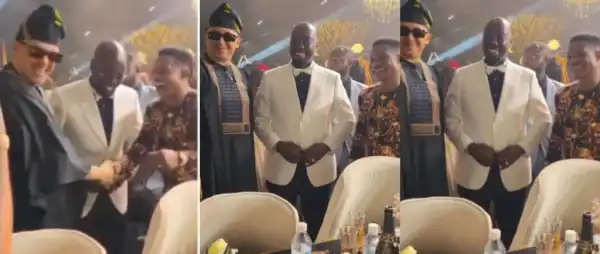 Netizens reacts as Daddy Freeze and Pastor Jerry Eze Share Friendly Moment at Obi Cubana’s Party