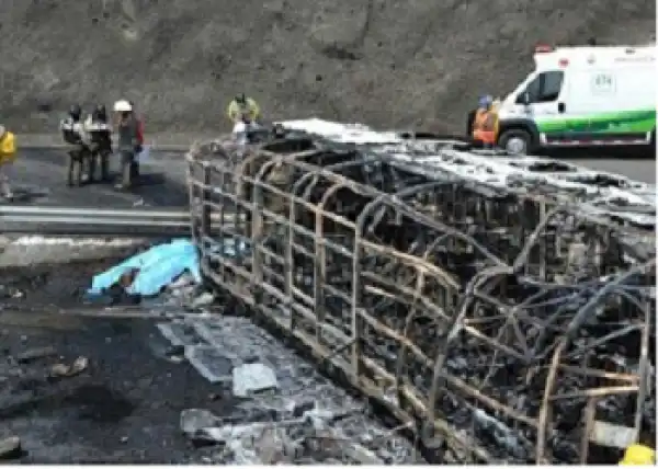 Footballers Die In Bus Crash While Travelling For A Match (Photo)