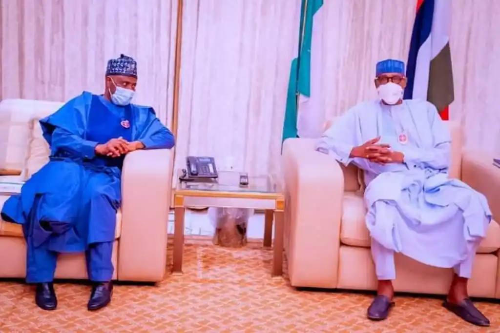 NEWS2023: Buhari, Sokoto Gov, Tambuwal Meet In Aso Rock