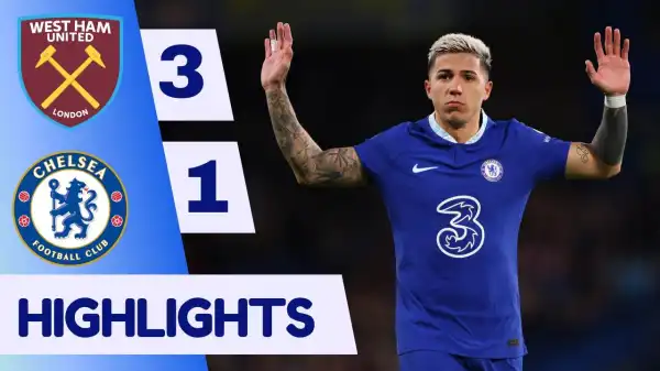 West Ham United vs Chelsea 3 - 1 (Premier League Goals & Highlights)