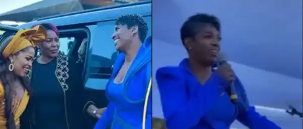 Annie Idibia Meets Zimbabwe’s First Lady, Delivers Touching Speech At Business Conference