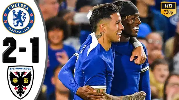 Chelsea vs AFC Wimbledon 2 - 1 (EFL Goals & Highlights)