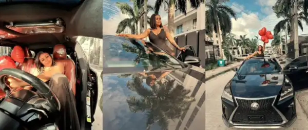 “Slow and Steady Pays” – Sarah Martins Flaunts Her New Lexus SUV