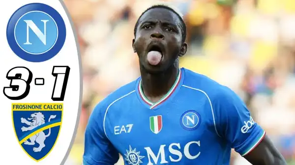 Frosinone vs Napoli 1 - 3 (Serie A Goals & Highlights)