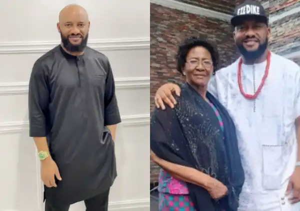 Yul Edochie sweetly marks his mom’s birthday