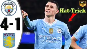 Manchester City vs Aston Villa 4 - 1 (Premier League 2024 Goals & Highlights)