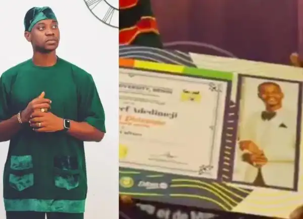 Actor Lateef Adedimeji Bags Honorary Doctorate Degree From Estam University (Video)