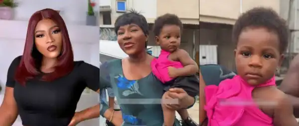 “My Baby Is Here!”- Destiny Etiko Flies Lookalike Baby From Enugu To Feature In Upcoming Movie