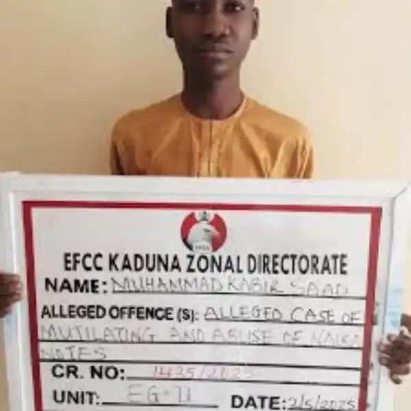 EFCC arrests content creator for Naira abuse in viral video