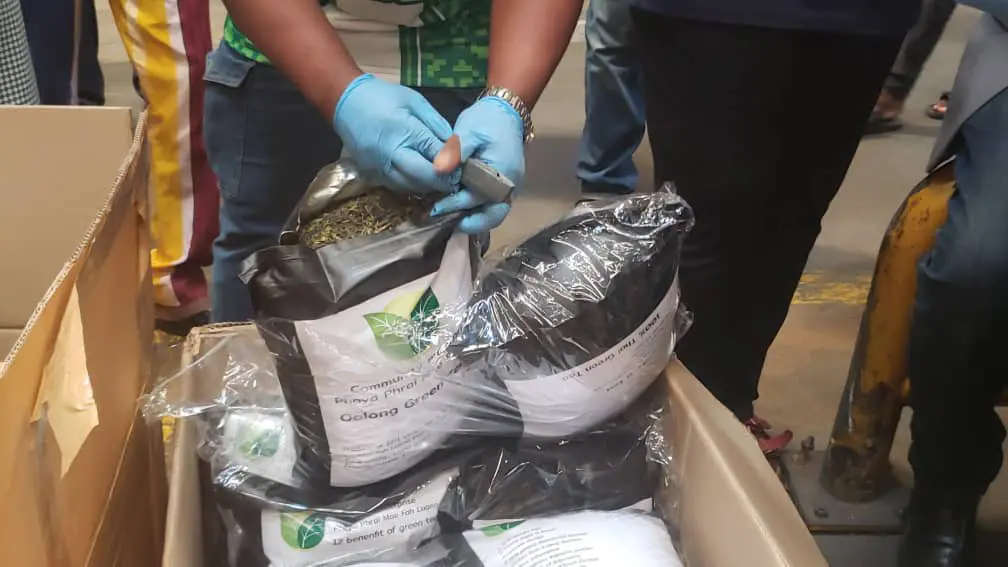 NDLEA seizes psychoactive drugs disguised as Green Tea