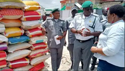 Drama As Customs Impounds Trailer-Load Of South African Maize In Ogun