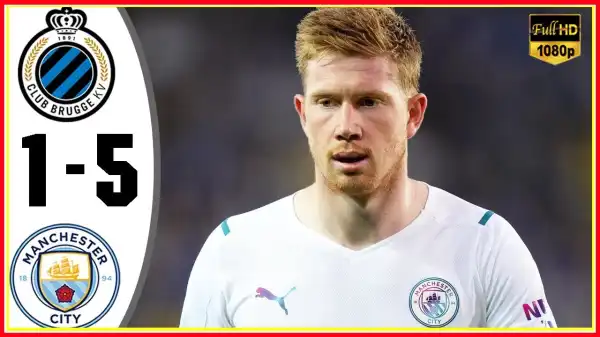 Club Brugge vs Manchester City 1 − 5 (Champions League 2021 Goals & Highlights)