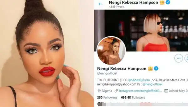 Reactions As Nengi Gets Verified On Twitter Months After Losing First Verification Badge